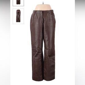 - NWT Chadwick’s Genuine Leather  Front Pocket Pantsw